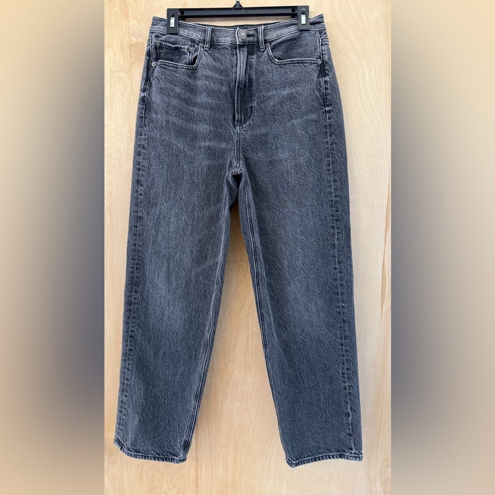 American Eagle Outfitters Dark Gray Straight Leg Jeans - Picture 5 of 12